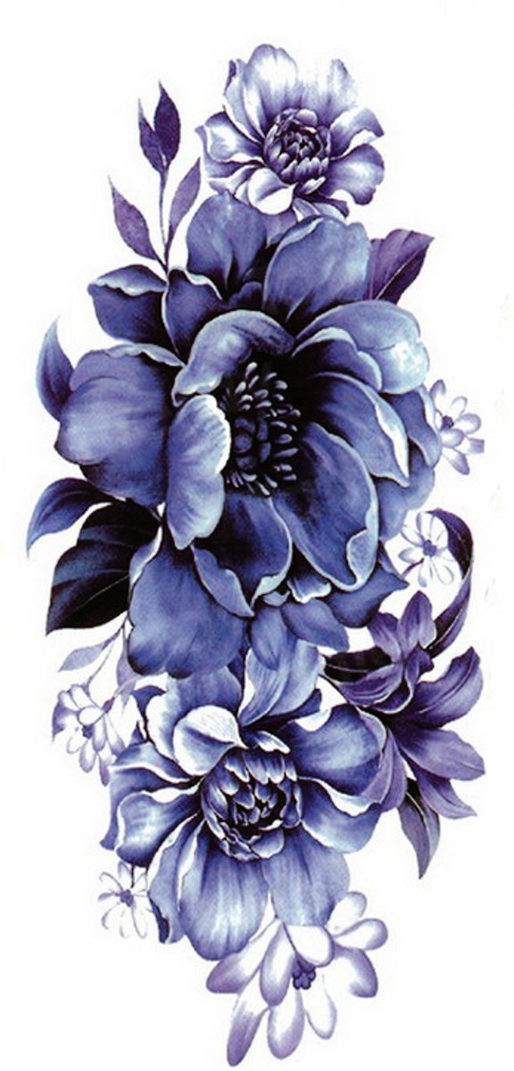 Moodadventures | Tijdelijke Tattoo’s | Flowers | 19x9cm